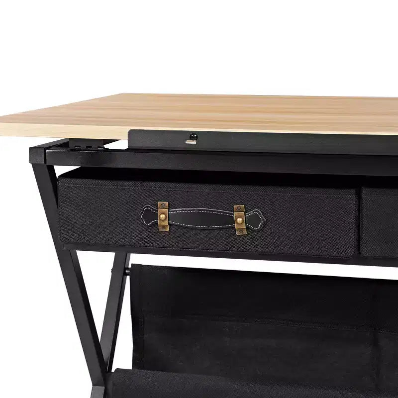 Table à dessin en bois/Table à dessin avec roulettes/Table d'architecte inclinable