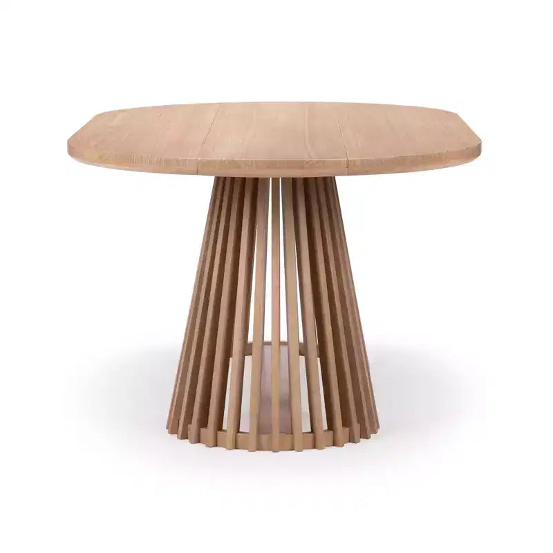 Table à manger rectangulaire, Table de cuisine minimaliste en bois massif pour 6 personnes