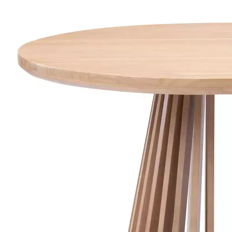 Table à manger rectangulaire, Table de cuisine minimaliste en bois massif pour 6 personnes
