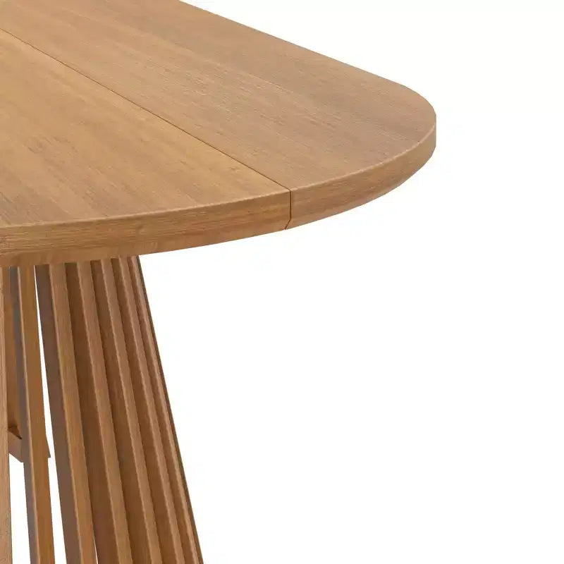 Table à manger rectangulaire, Table de cuisine minimaliste en bois massif pour 6 personnes