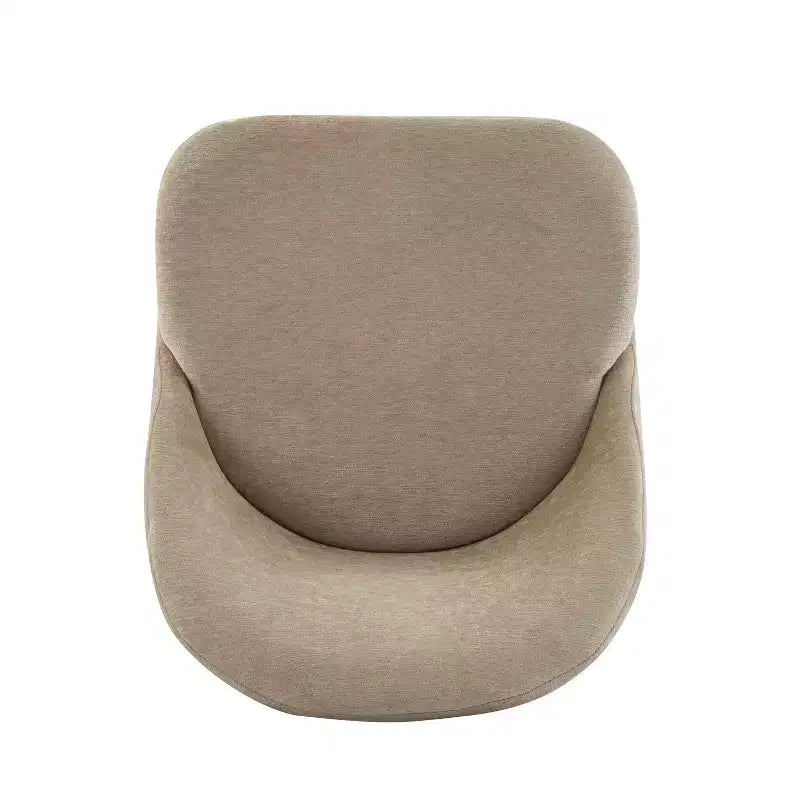 Chaises de salle à manger modernes en fer et tissu chenille