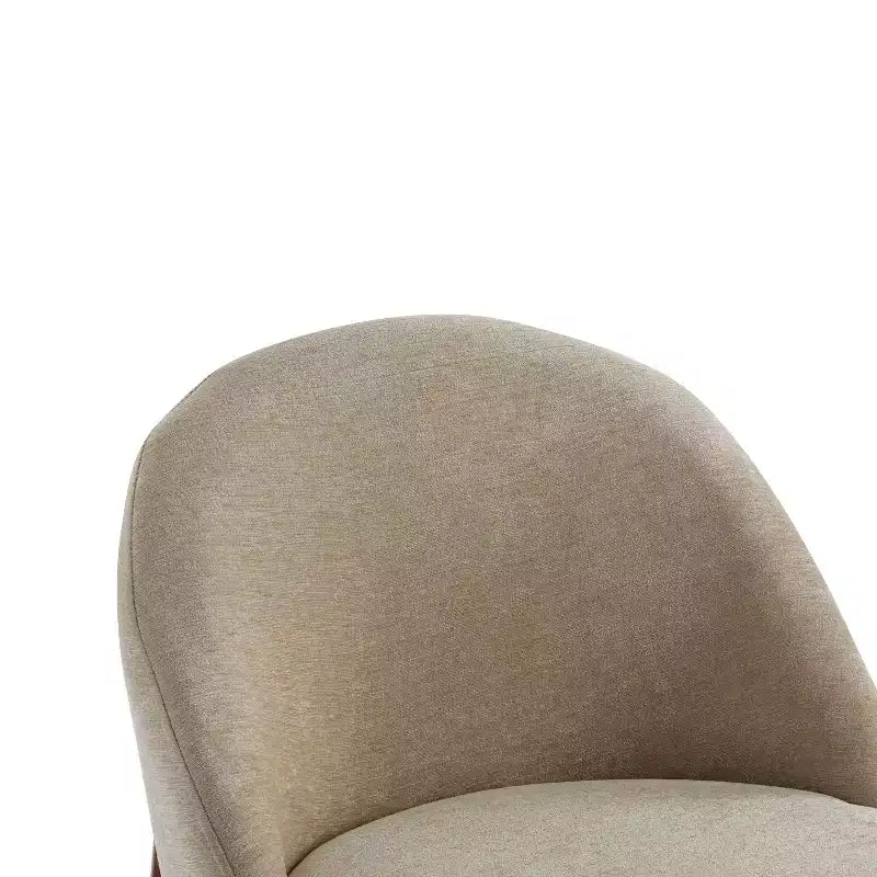 Chaises de salle à manger modernes en fer et tissu chenille