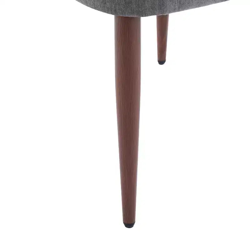 Chaises de salle à manger modernes en fer et tissu chenille
