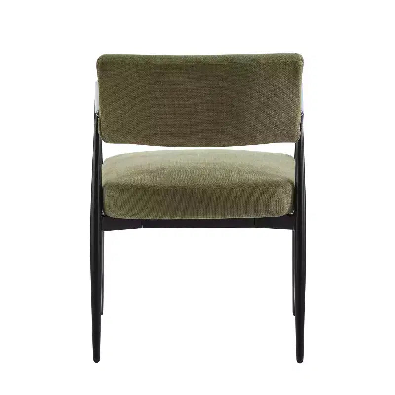 Chaises de salle à manger rembourrées de style moderne du milieu du siècle