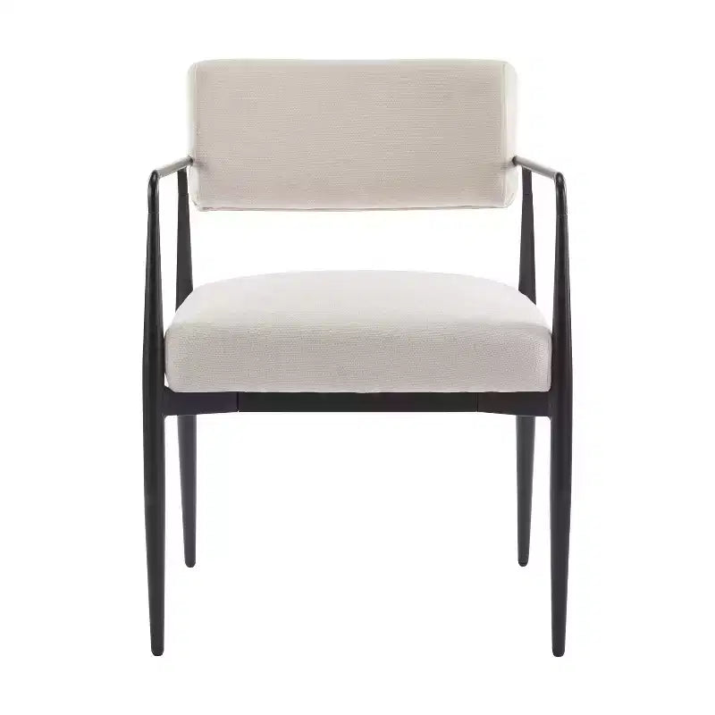 Chaises de salle à manger rembourrées de style moderne du milieu du siècle