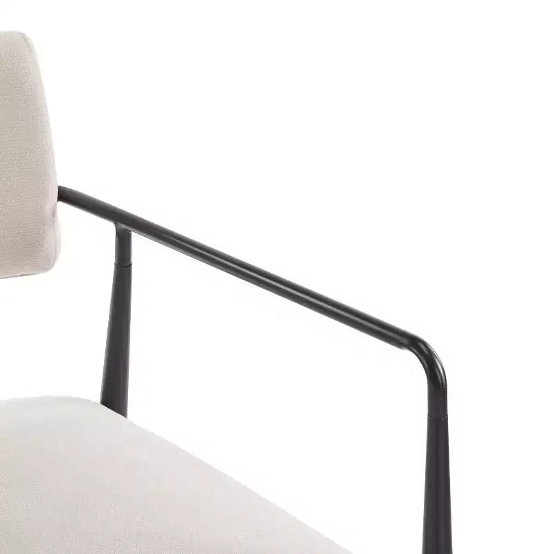 Chaises de salle à manger rembourrées de style moderne du milieu du siècle