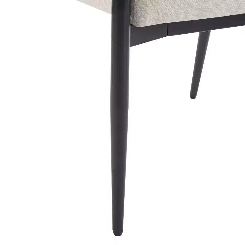 Chaises de salle à manger rembourrées de style moderne du milieu du siècle