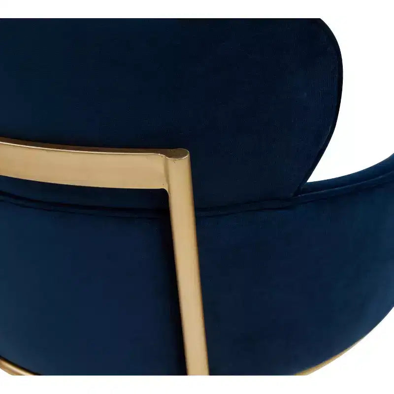 Fauteuil de salle à manger en velours, accoudoir, coussins attachés, dossier incurvé