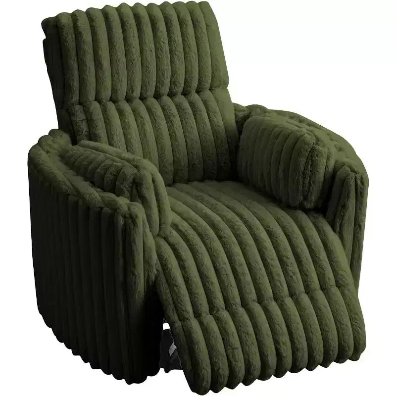 Fauteuil inclinable électrique de crèche, fauteuil à bascule pivotant électrique avec USB et Type-C