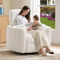 Fauteuil inclinable électrique de crèche, fauteuil à bascule pivotant électrique avec USB et Type-C