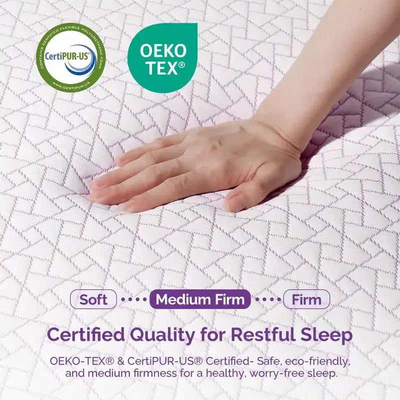 Matelas en mousse à mémoire de forme rafraîchissante en gel