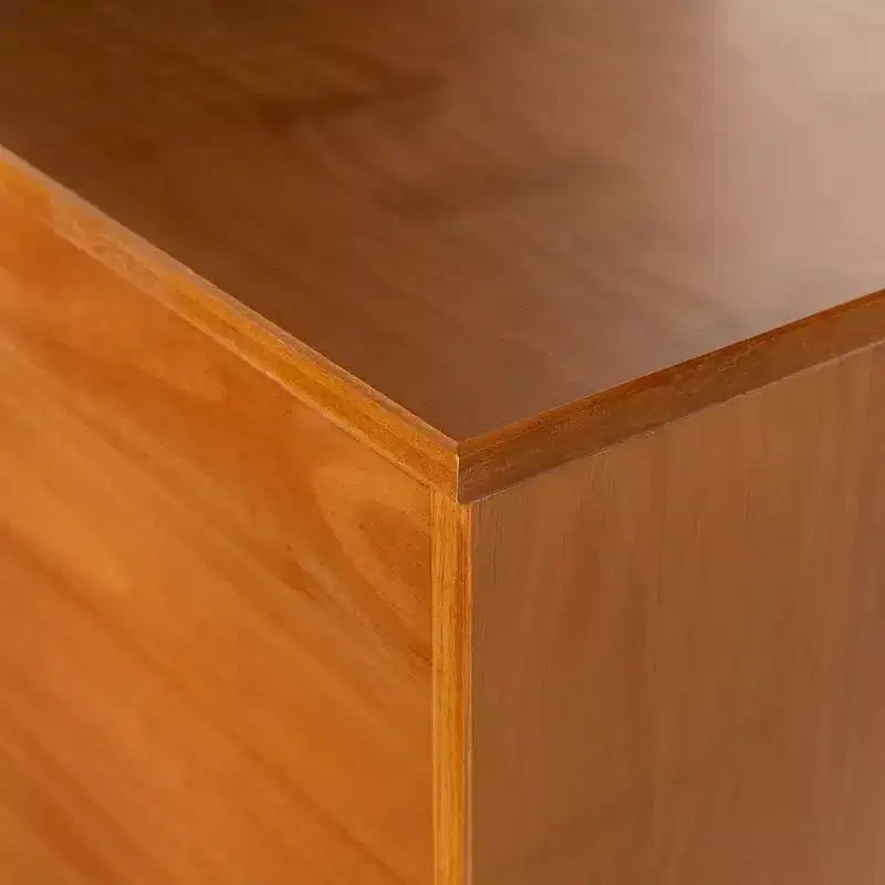 Meuble TV Mid-Century Modern en bois massif pour téléviseurs jusqu'à 80 pouces
